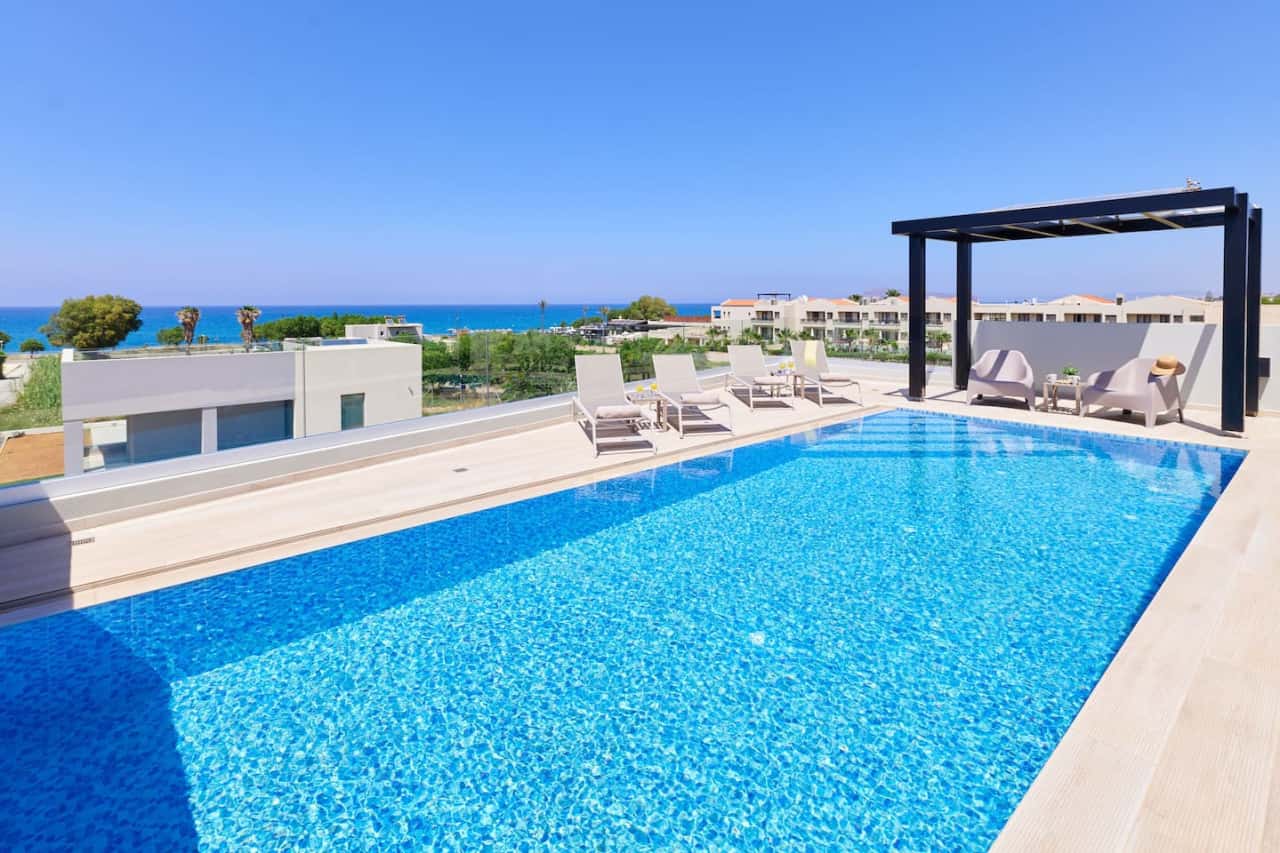 Beach Sand Villa 2 - Beachfront Roof Pool Seaviews