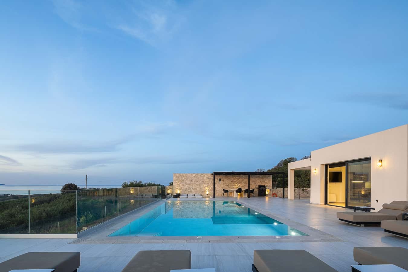 Villa Kafkales | Sea View and Heated Pool
